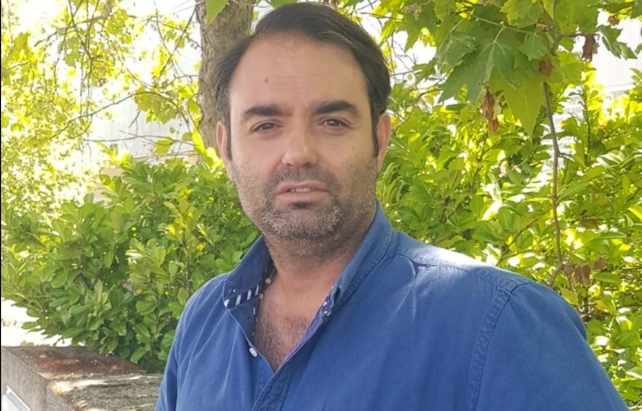 Carlos Zúñiga, ayer, en Madrid. 