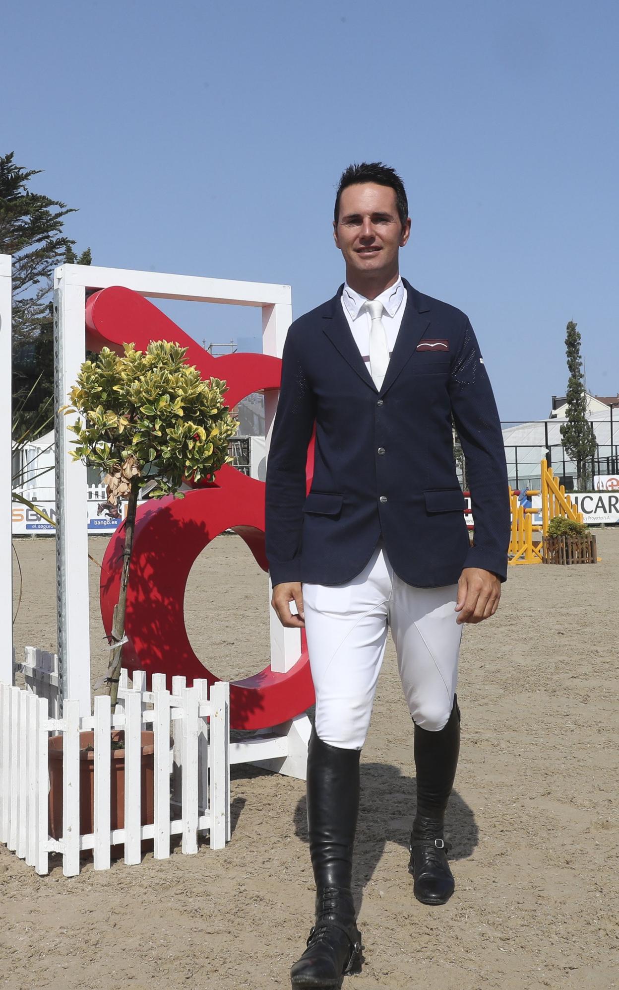 Kevin González de Zárate, ayer, en el Chas. 