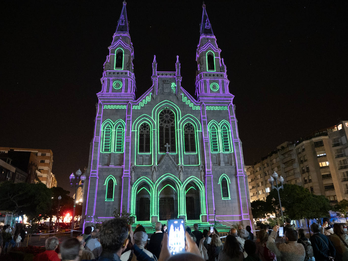 Fotos: Un espectáculo de luz y fuego en Santo Tomás