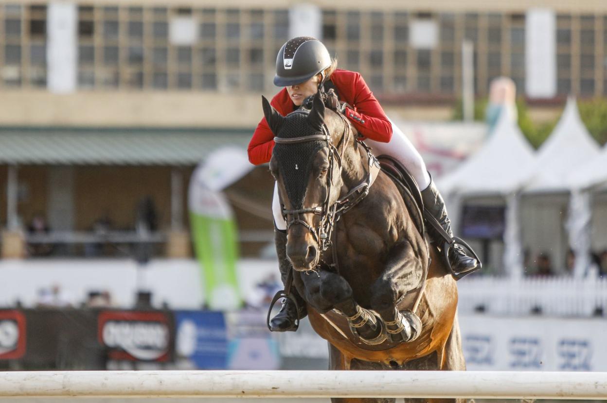 Una de las amazonas que participaron en la última jornada. 