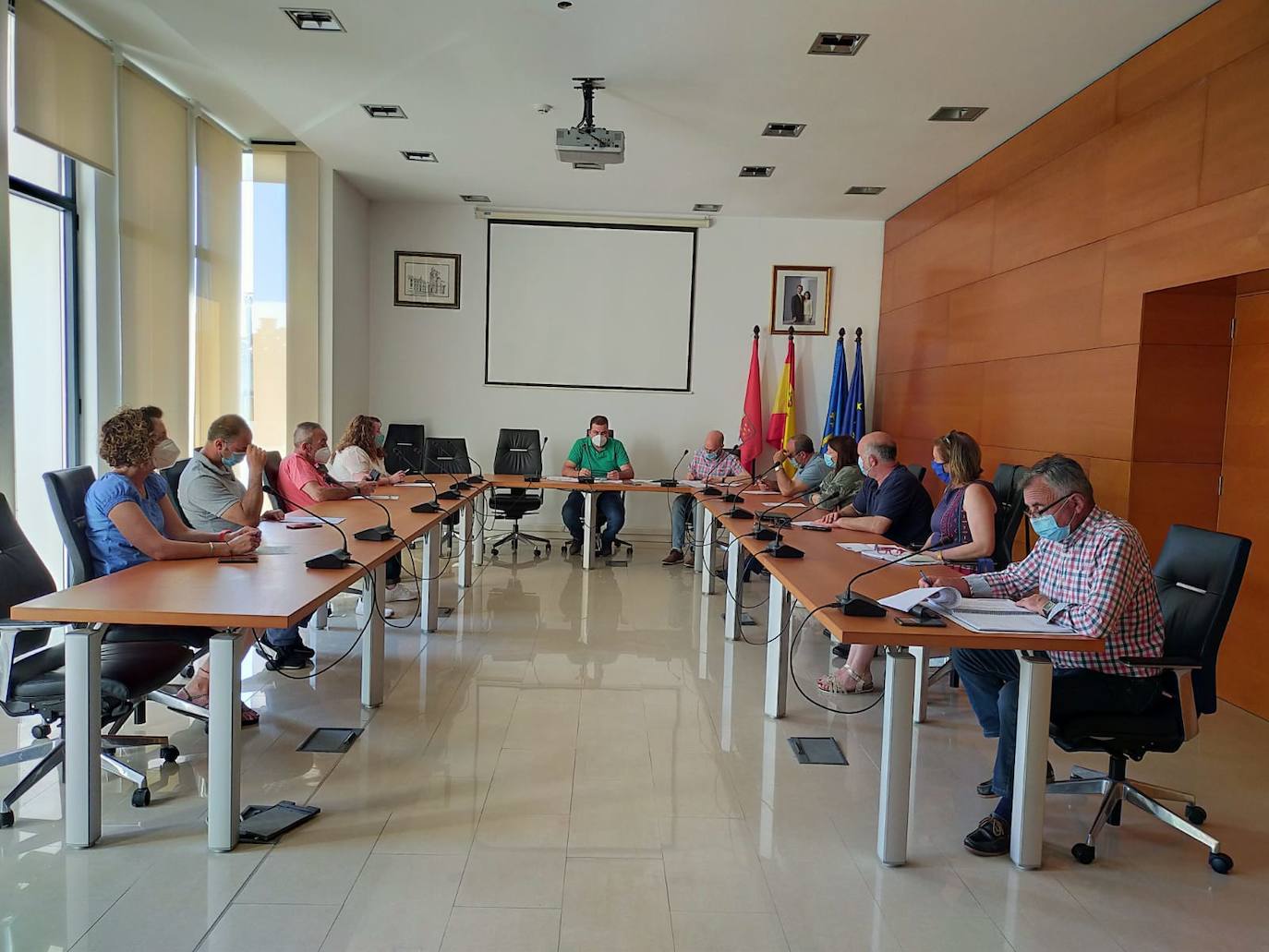 El pleno del Ayuntamiento de Salas en una imagen de archivo. 