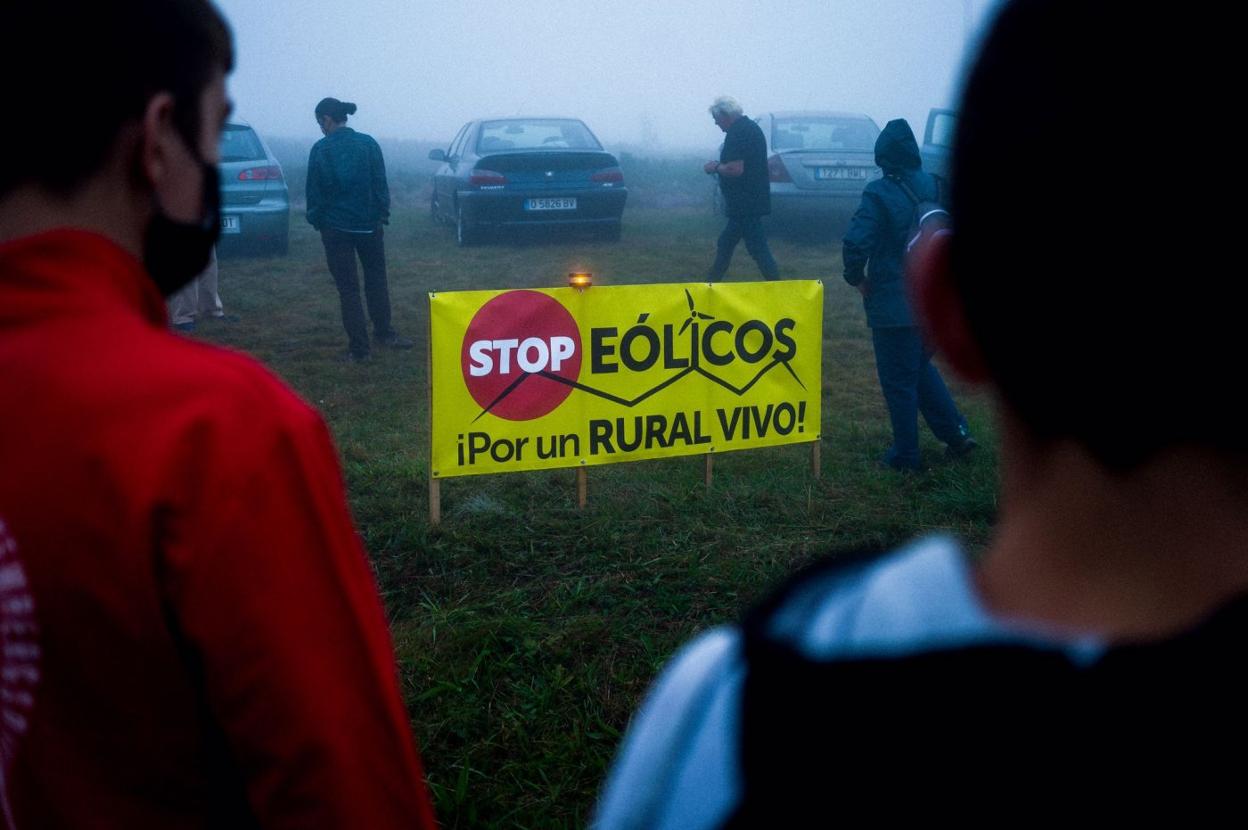 Concentración de la Plataforma Xente de Oscos-Eo. 