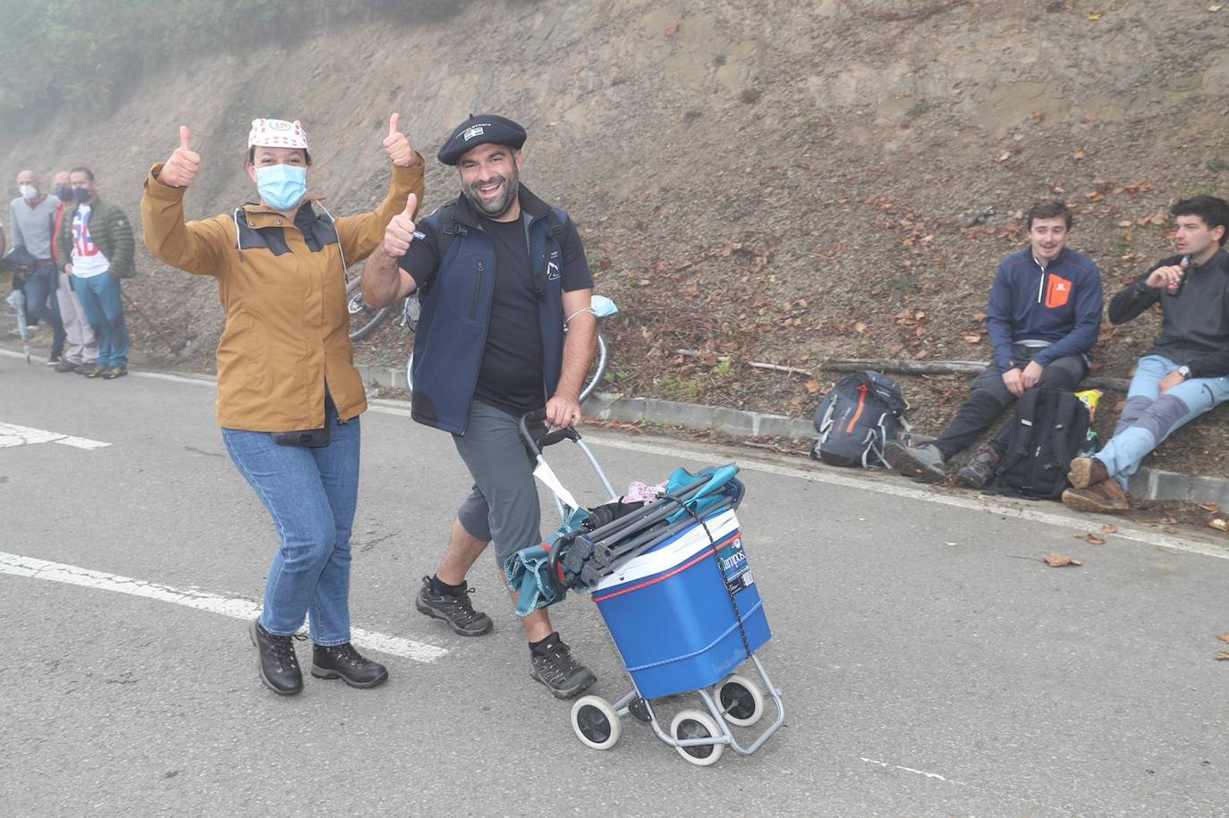 Fotos: El Gamoniteiro, «traca final» de la Vuelta en Asturias