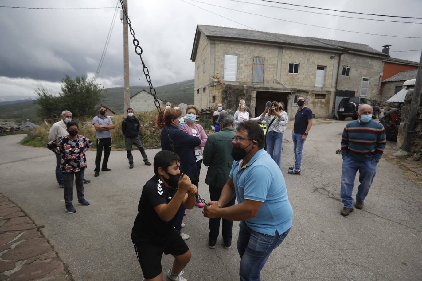Fotos: La alegría de los vecinos de Santa María del Puerto