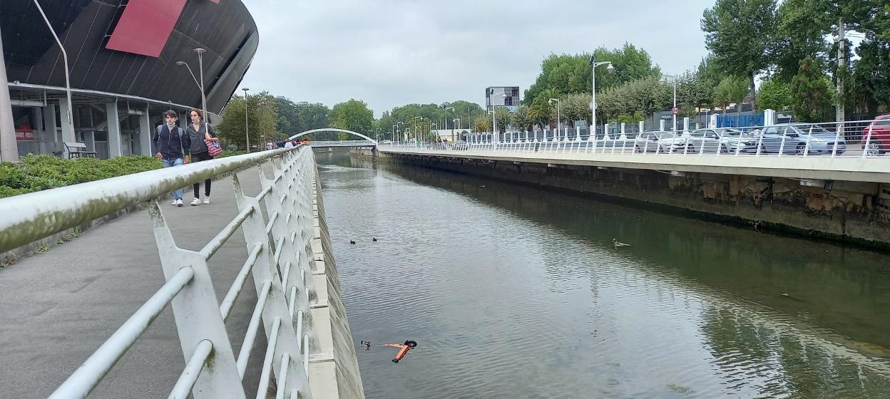 Patinete en el Piles desde hace doce días
