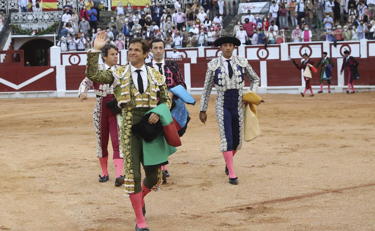 El Juli, en la tercera corrida de la Feria de Begoña de este año.