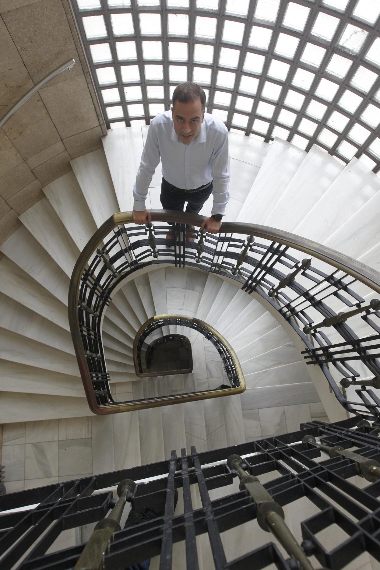 Olmo Ron, en las dependencias municipales de la Casa Rosada. 