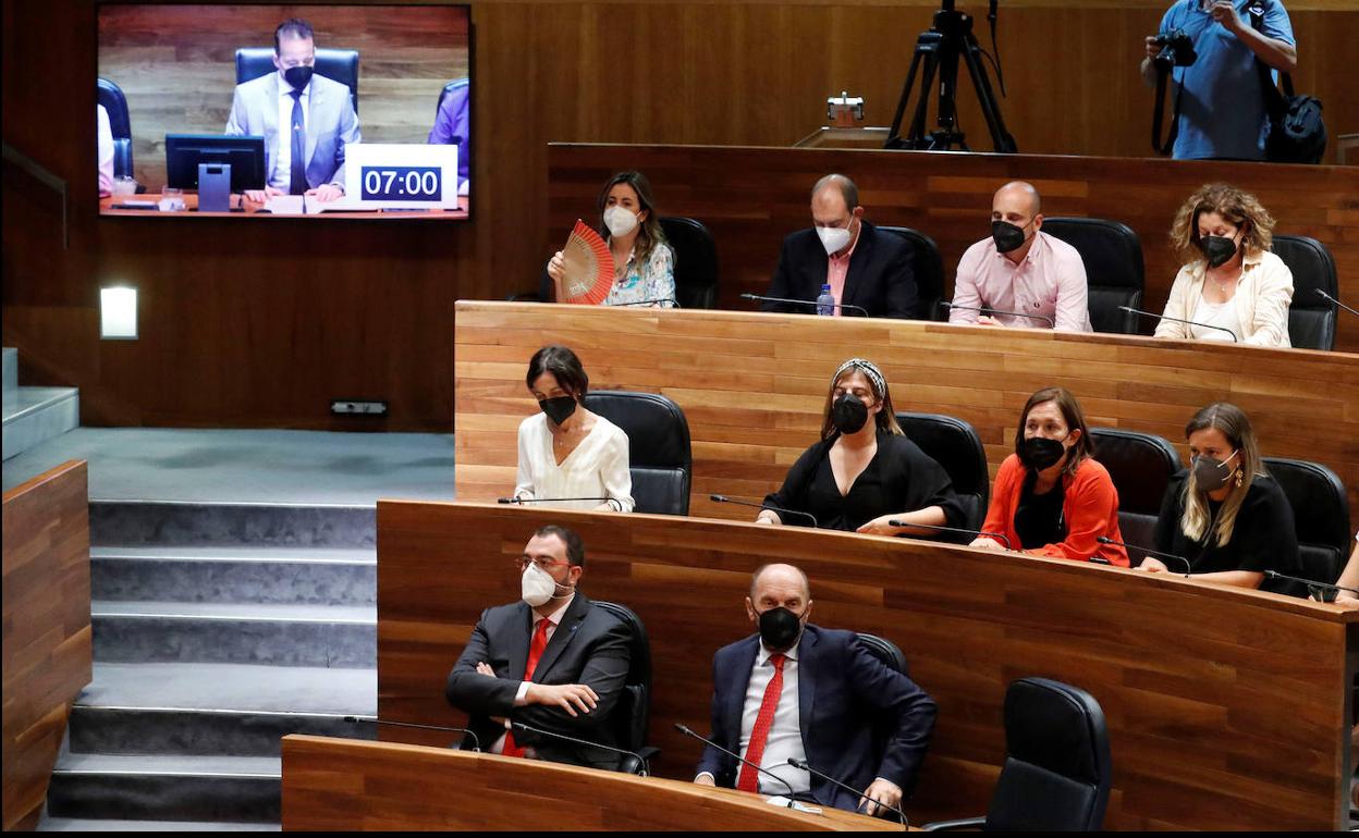 Pleno institucional que se celebra con motivo del Día de Asturias en la Junta General del Principado