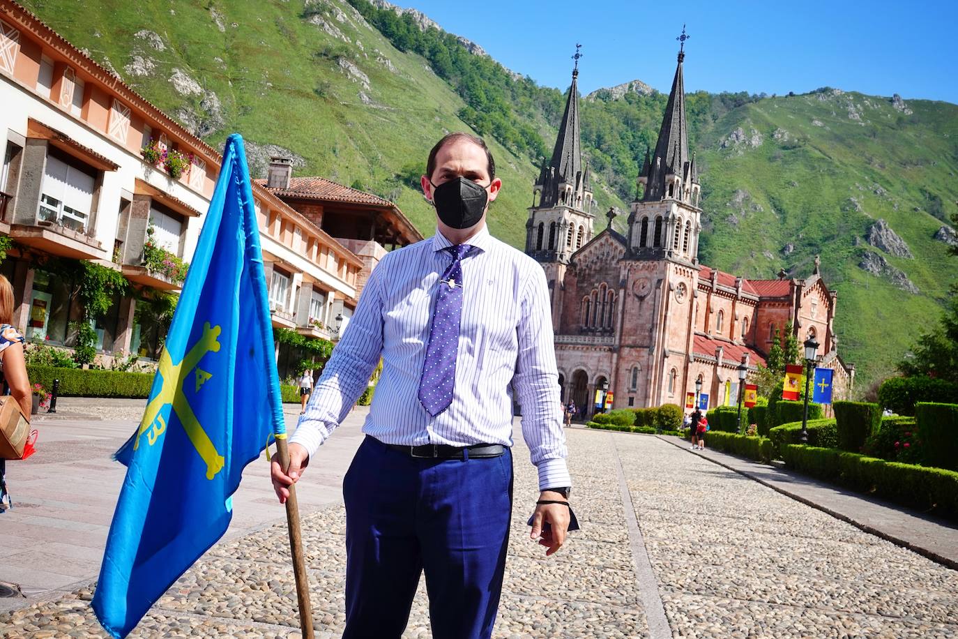 Mestas de Con (Cangas de Onís). Javier Remis (45 años). «Lo que me gustaría es ver cómo la región recupera la normalidad que había antes de la pandemia»