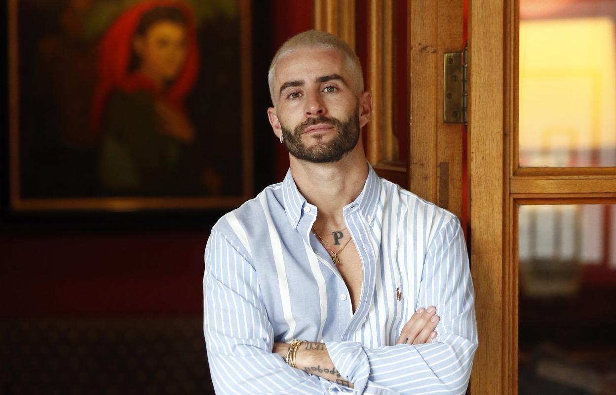 Pelayo Díaz, ayer en el hotel de la Reconquista, es el encargado de dar el pregón. 