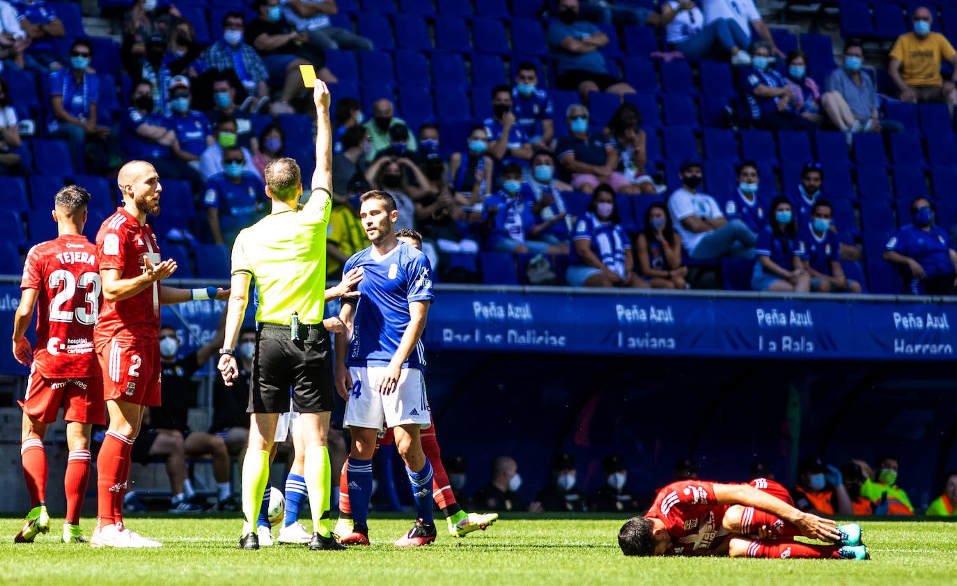 Un momento del partido disputado en el Carlos Tartiere