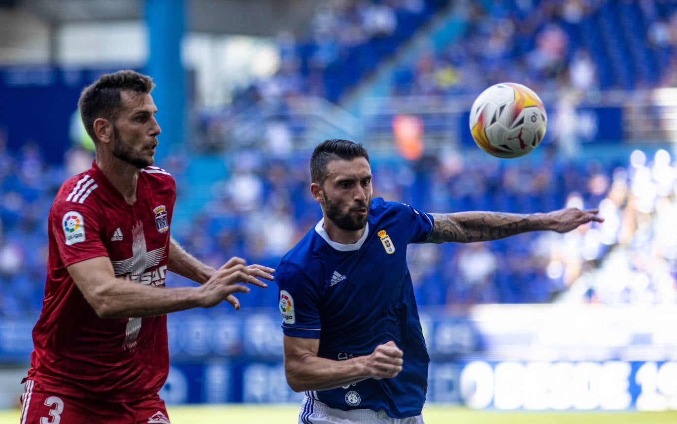 Un momento del partido disputado en el Carlos Tartiere