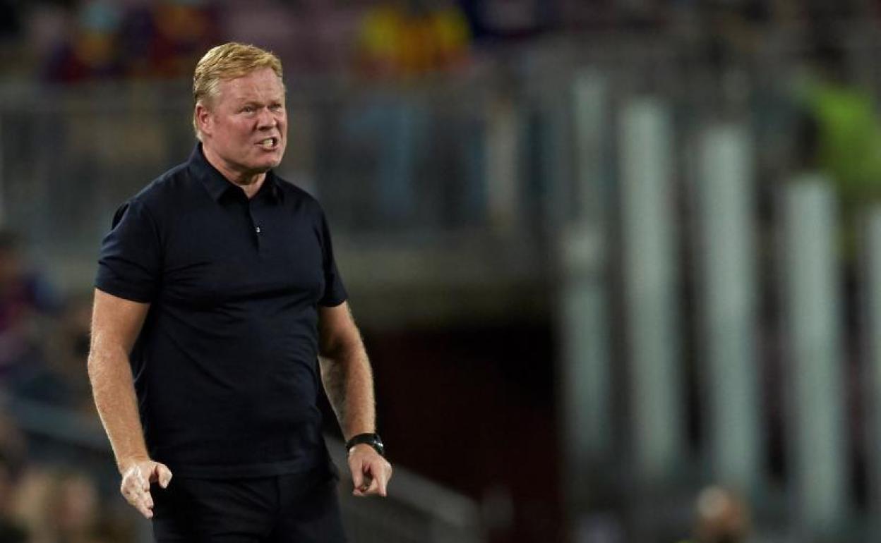 Ronald Koeman, técnico del Barça. 