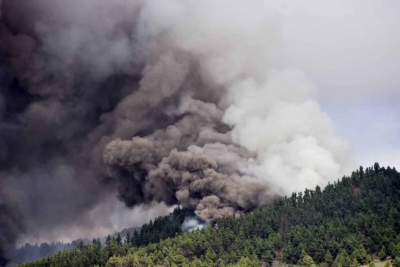 Una erupción volcánica ha comenzado este domingo en los alrededores de Las Manchas, en El Paso (La Palma), después de que el complejo de la Cumbre Vieja acumulara miles de terremotos en la última semana, conforme el magma iba presionando el subsuelo en su ascenso. Las autoridades habían comenzado horas antes evacuar a las personas con problemas de movilidad en cuatro municipios.