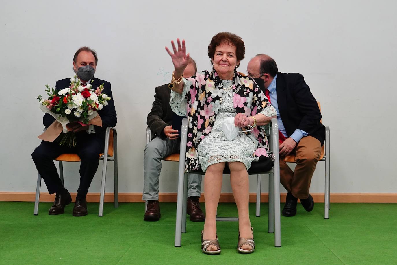 Fotos: Rosita Morán, homenajeada por sus vecinos