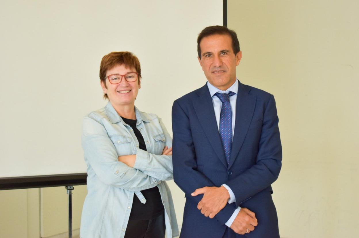 Silvia Suárez y Ángel Zubizarreta. 