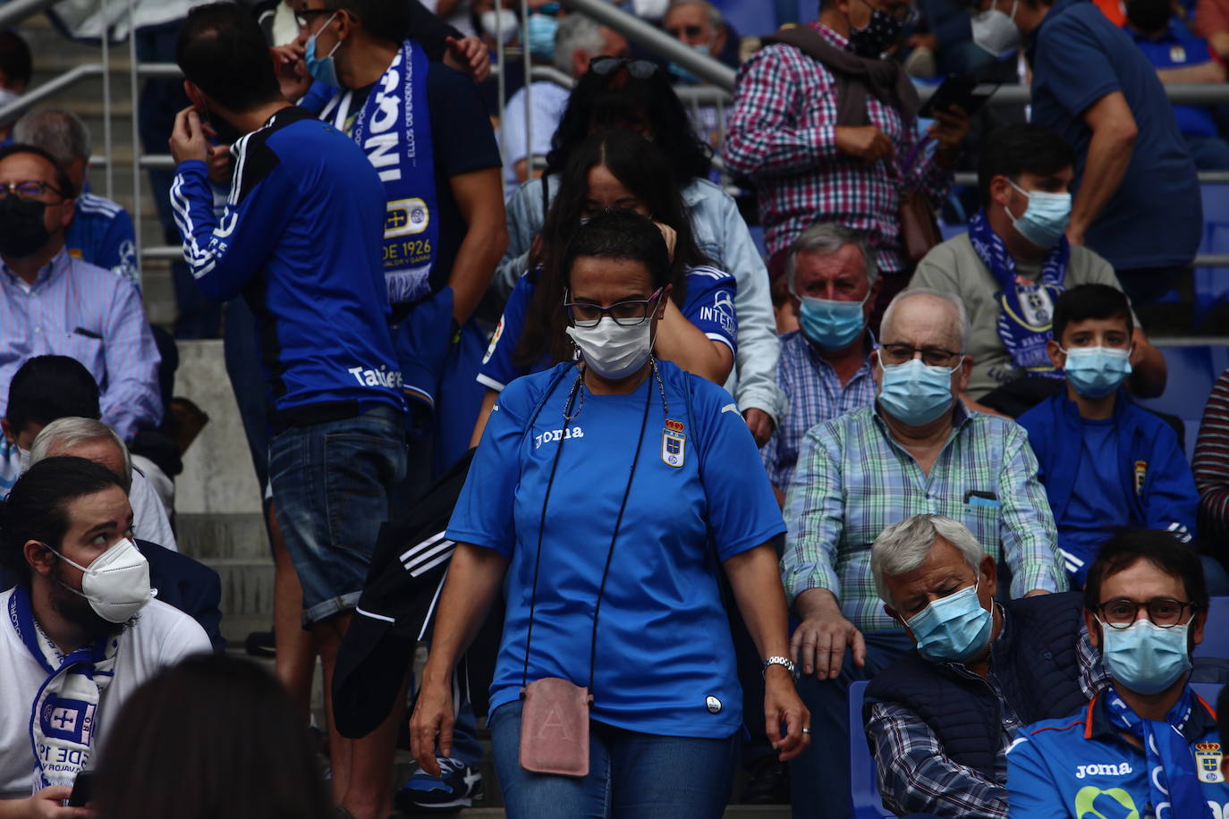 Fotos: ¿Estuviste en el Real Oviedo-Girona? ¡Búscate!