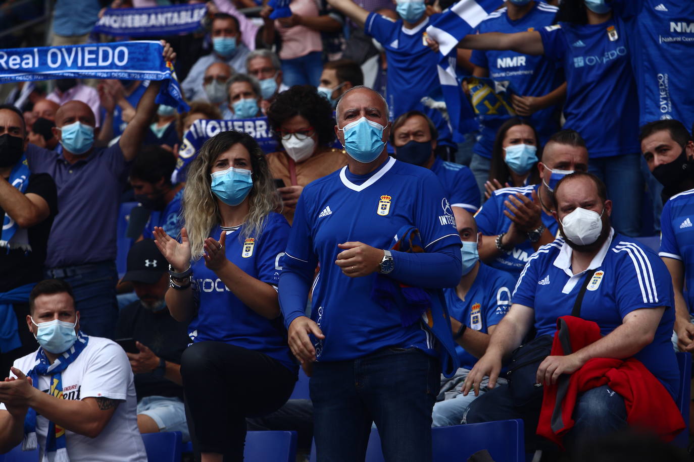 Fotos: ¿Estuviste en el Real Oviedo-Girona? ¡Búscate!