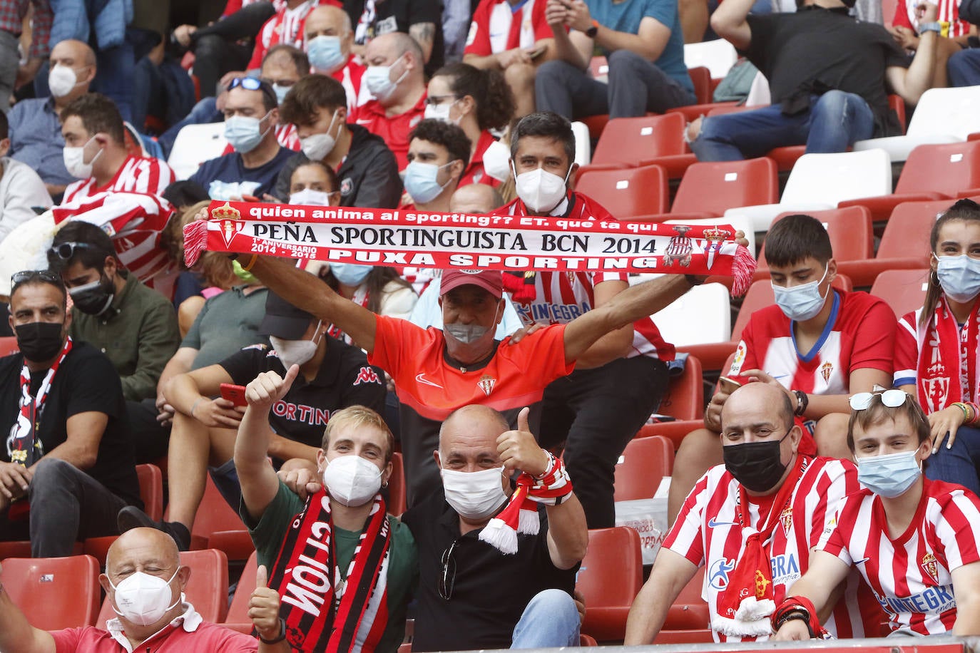 Fotos: ¿Estuviste en el Sporting-Málaga? ¡Búscate!