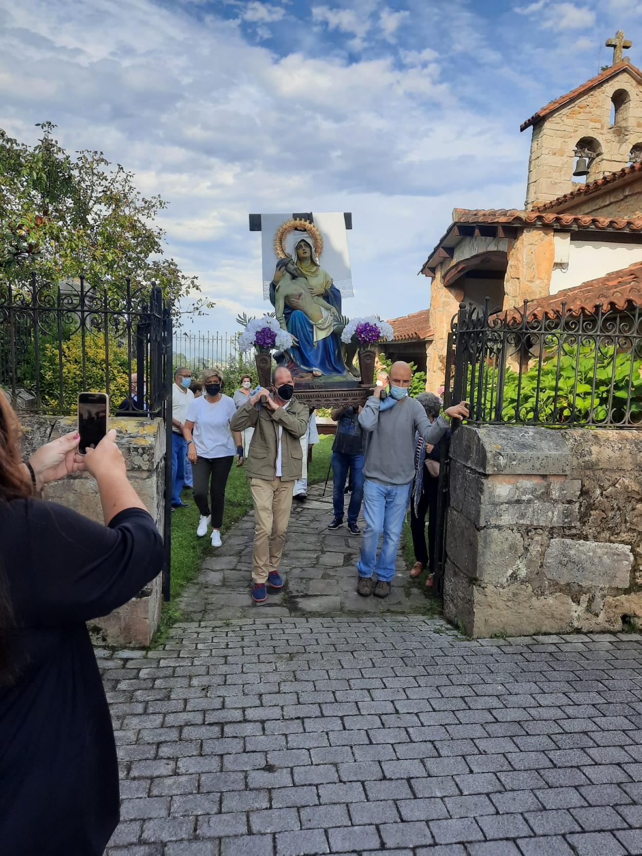 Traslado de la Virgen. 