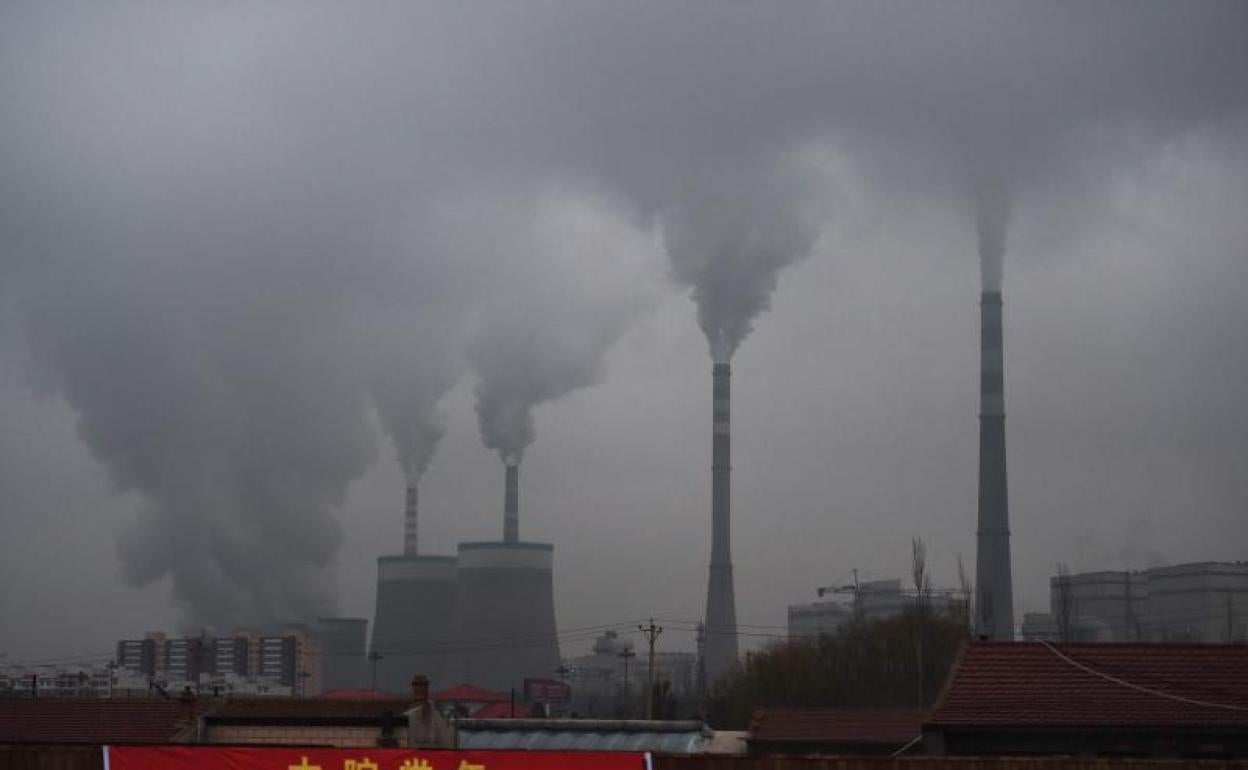 Una central eléctrica de carbón cerca de Datong, en la provincia de Shanxi (China) 
