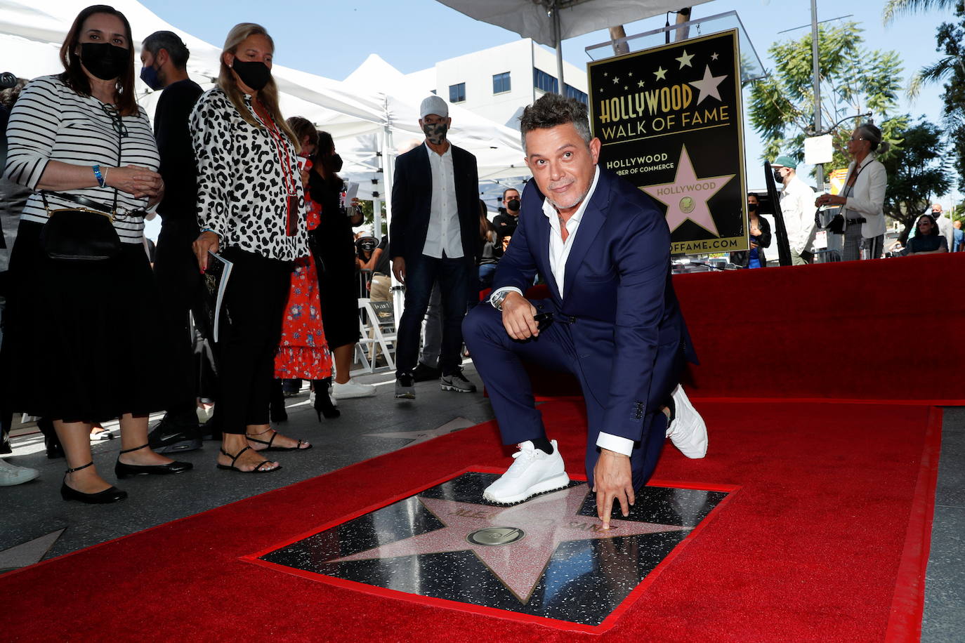 Fotos: Alejandro Sanz ya tiene su estrella en el Paseo de la Fama