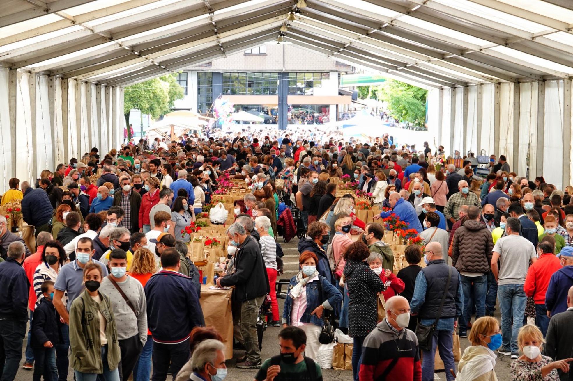 La afluencia al recinto fue elevada. 