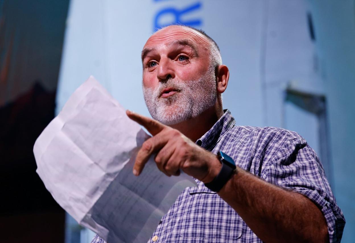 El cocinero mierense José Andrés. 