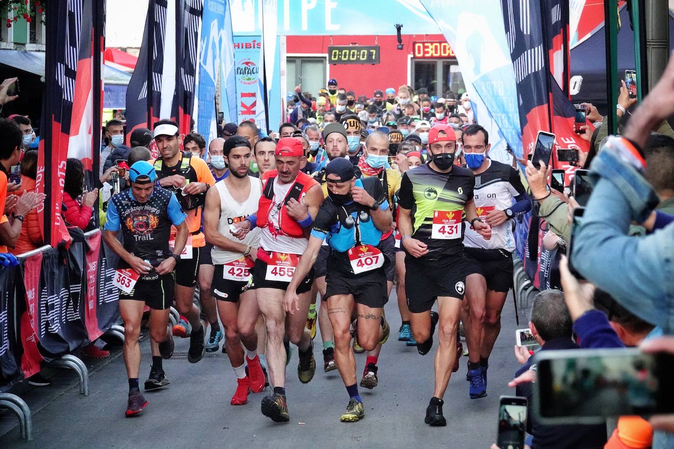 Mil trescientos corredores toman parte en las cuatro carreras