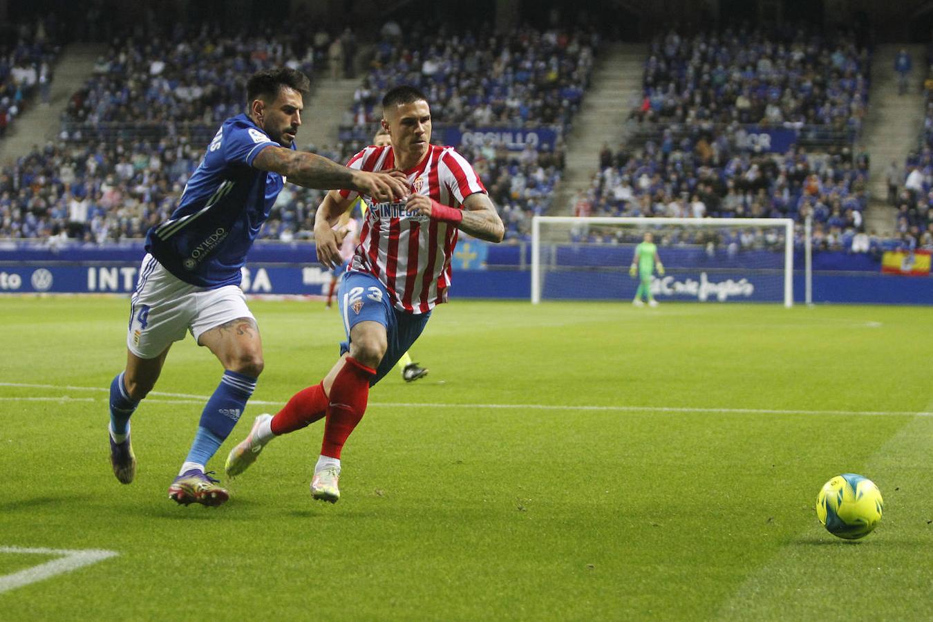 Oviedo y Sporting firman un empate con los goles de Lucas y Djuka. 