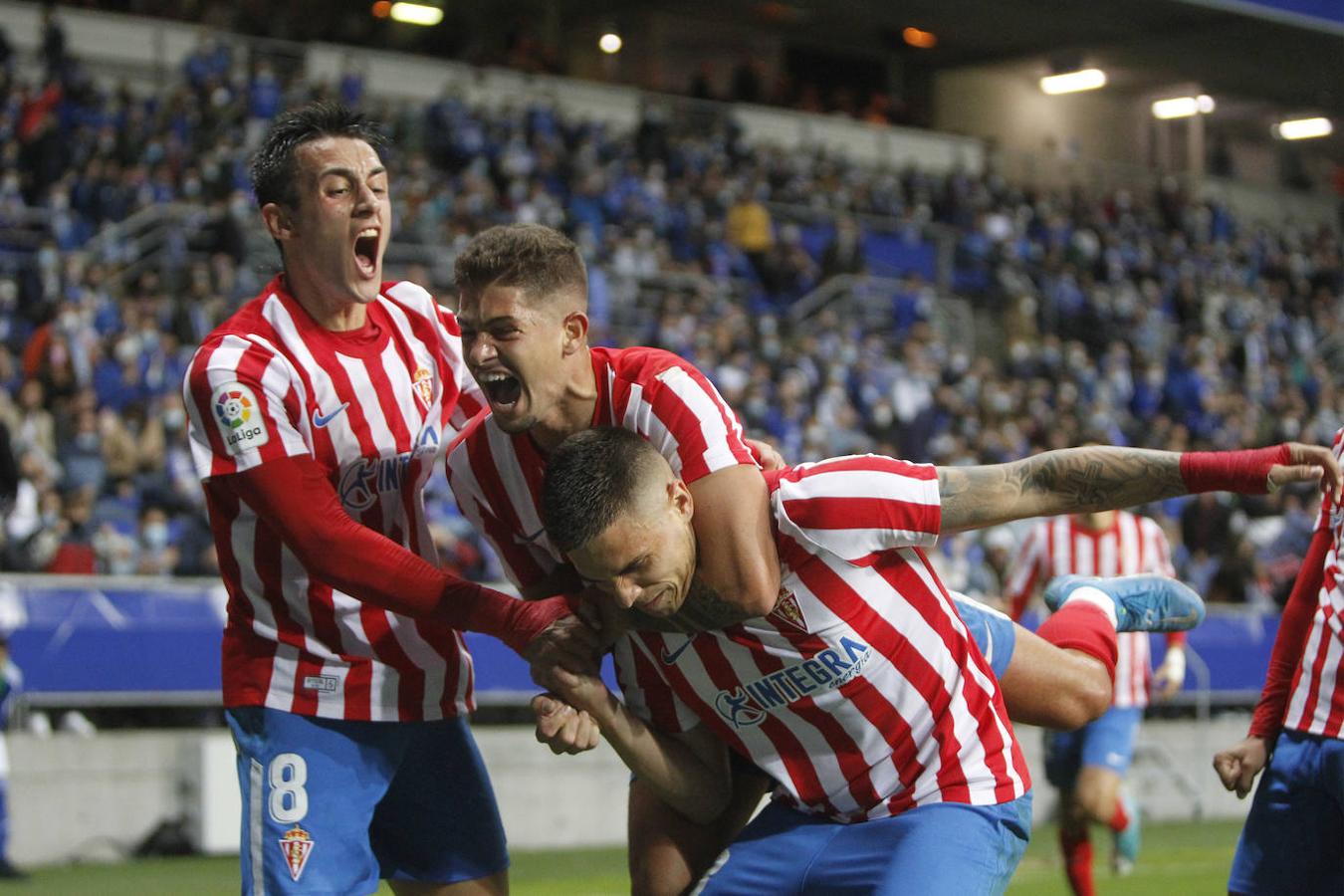 Oviedo y Sporting firman un empate con los goles de Lucas y Djuka. 