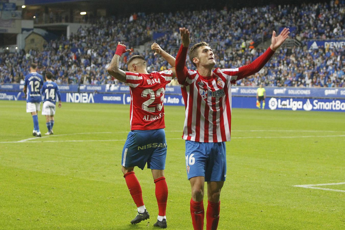 Oviedo y Sporting firman un empate con los goles de Lucas y Djuka. 