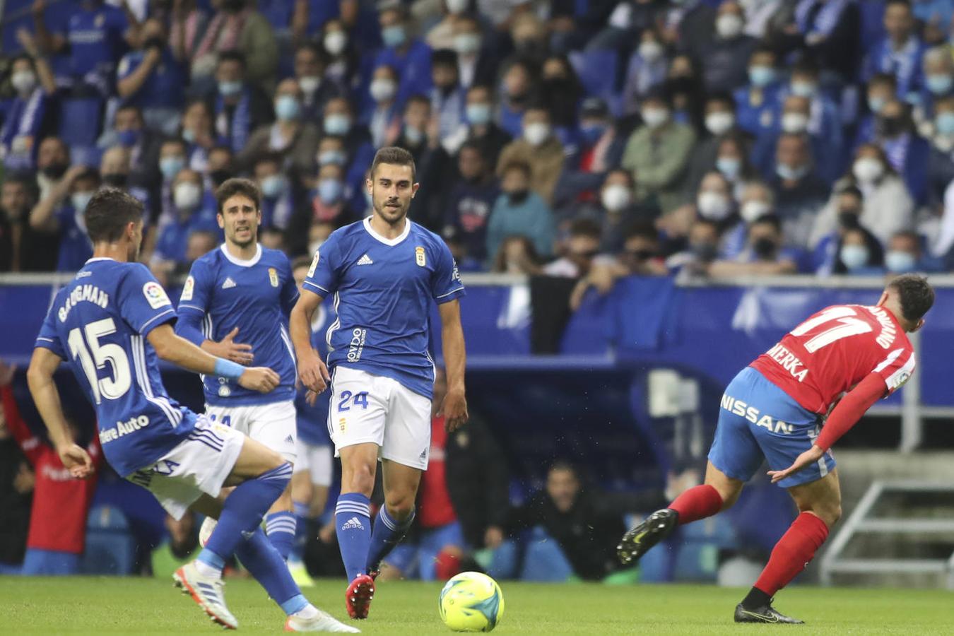 Oviedo y Sporting firman un empate con los goles de Lucas y Djuka. 