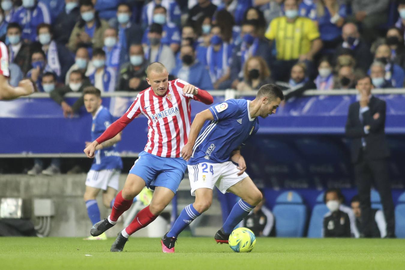Oviedo y Sporting firman un empate con los goles de Lucas y Djuka. 