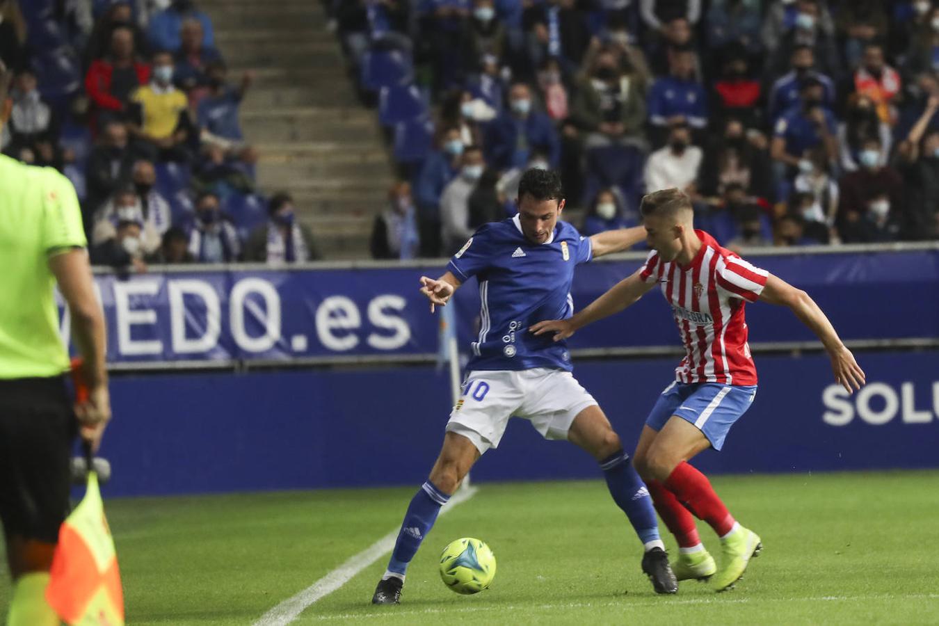 Oviedo y Sporting firman un empate con los goles de Lucas y Djuka. 