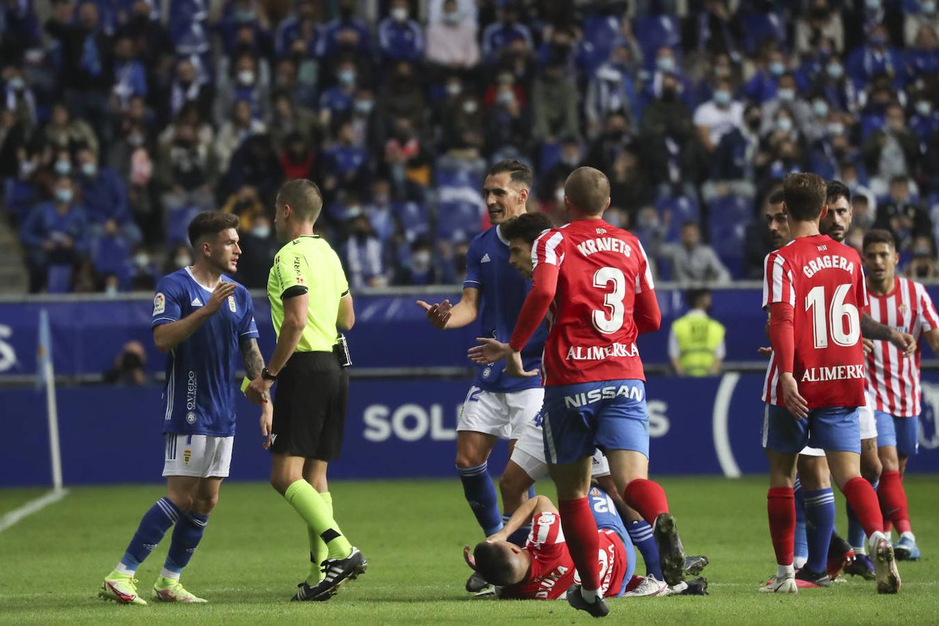 Oviedo y Sporting firman un empate con los goles de Lucas y Djuka. 