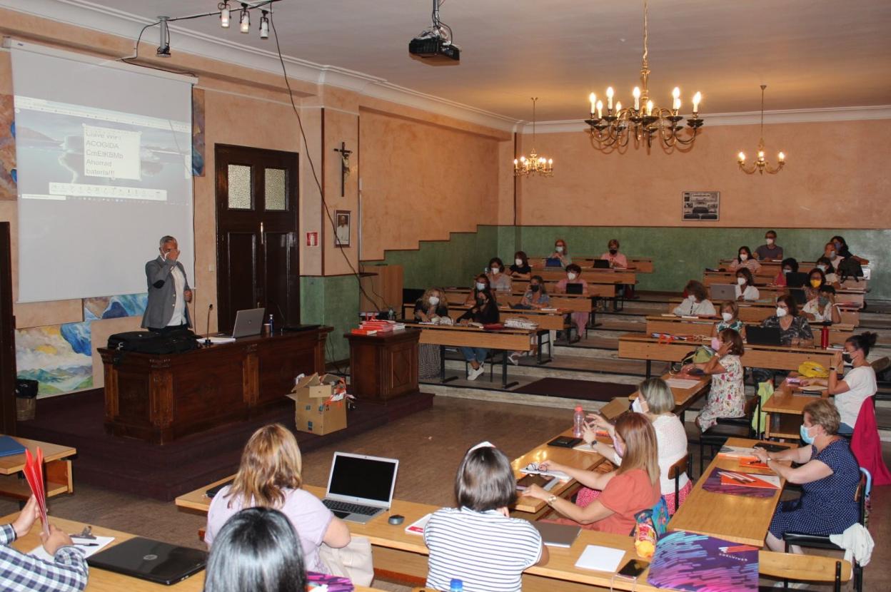 Profesores de religión, durante la Semana Diocesana de Formación. 