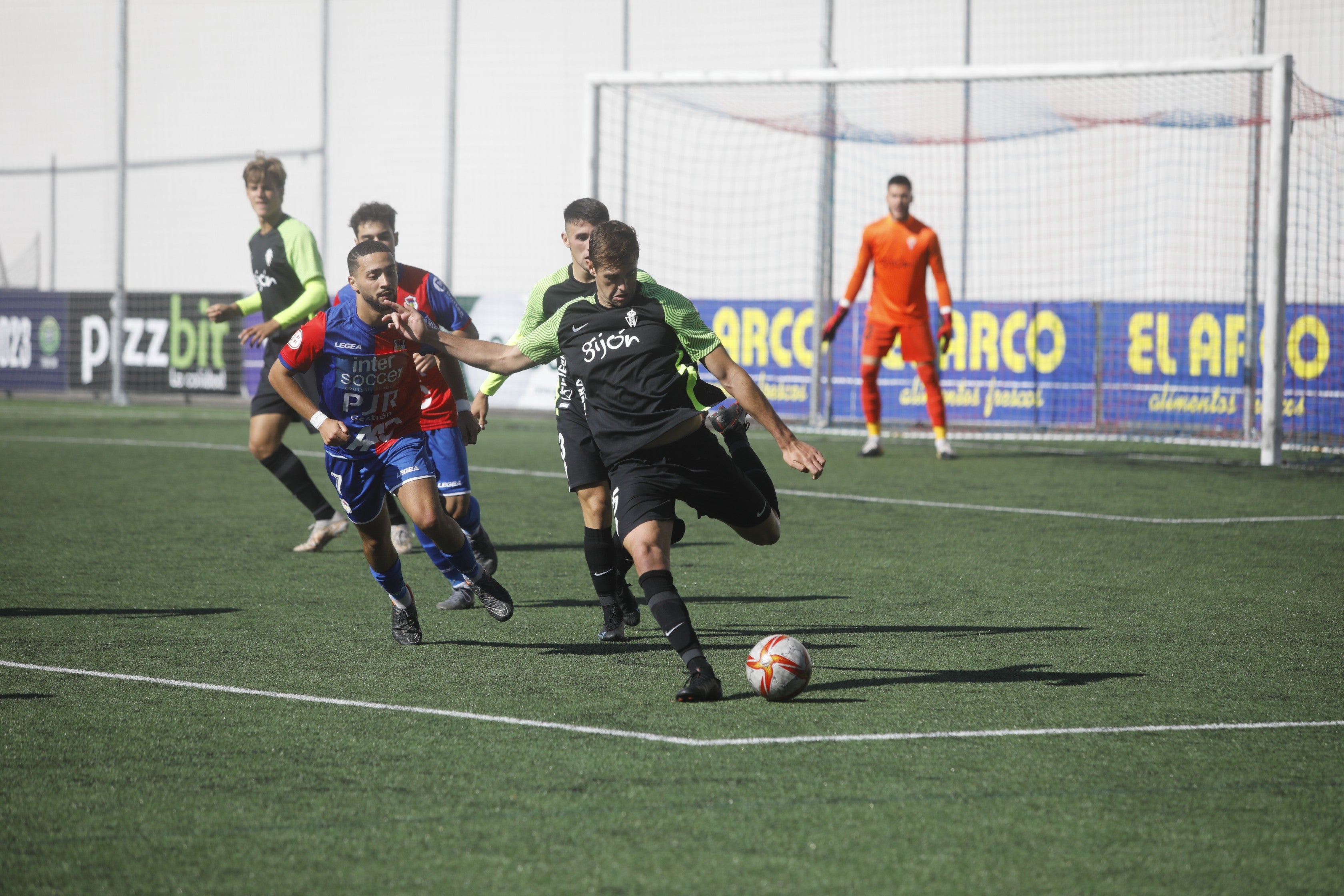 Fotos: Langreo B 2 - 1 Sporting B, en imágenes
