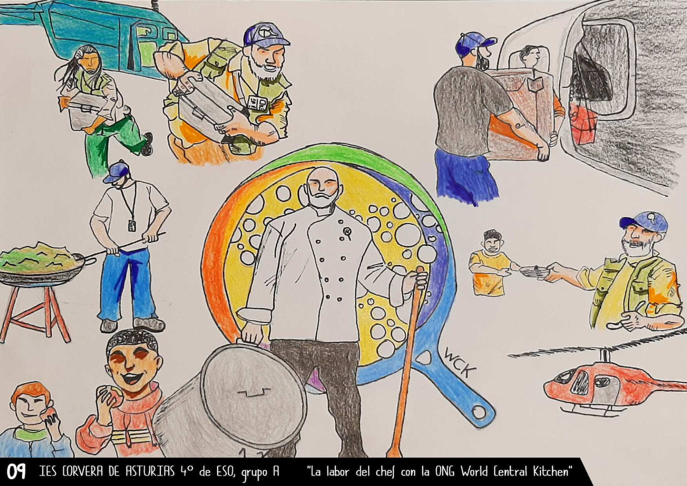 'La labor del chef con la ONG World Central Kitchen', de un alumno del IES de Corvera.