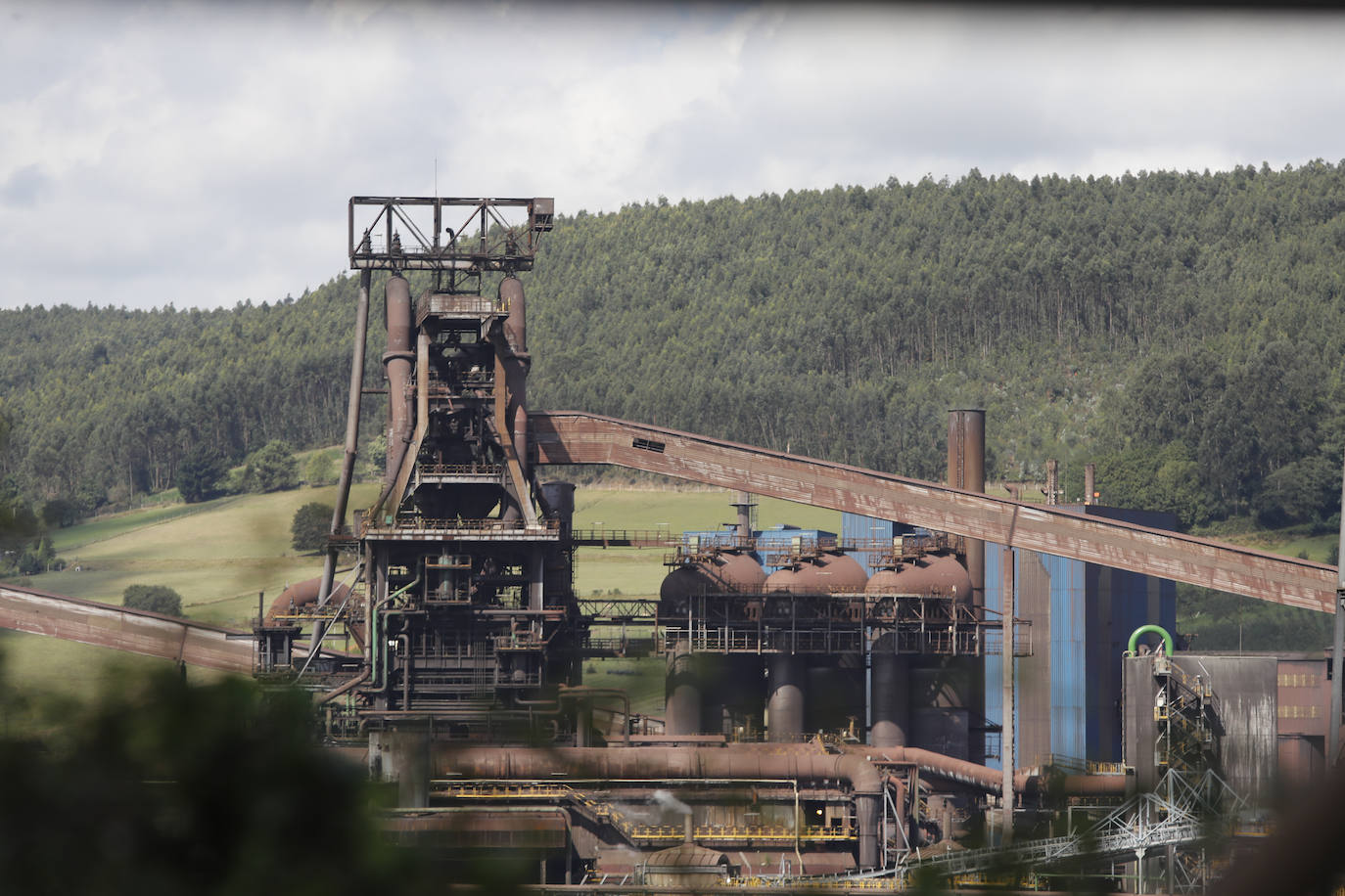 Planta de ArcelorMittal en Gijón. 