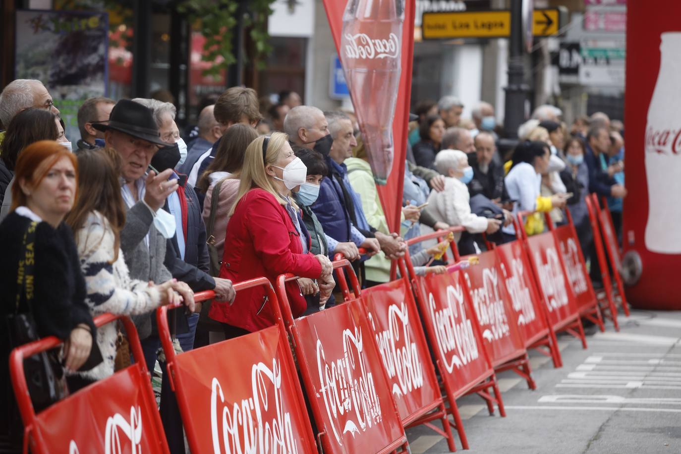 El emblemático trazado que une Cangas de Onís y Covadonga se llenó de 'runners' en su regreso al calendario tras la crisis sanitaria. 