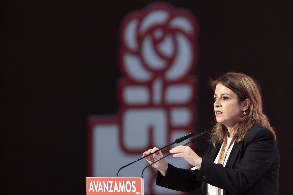 La vicesecretaria general del PSOE, la asturiana Adriana Lastra. 