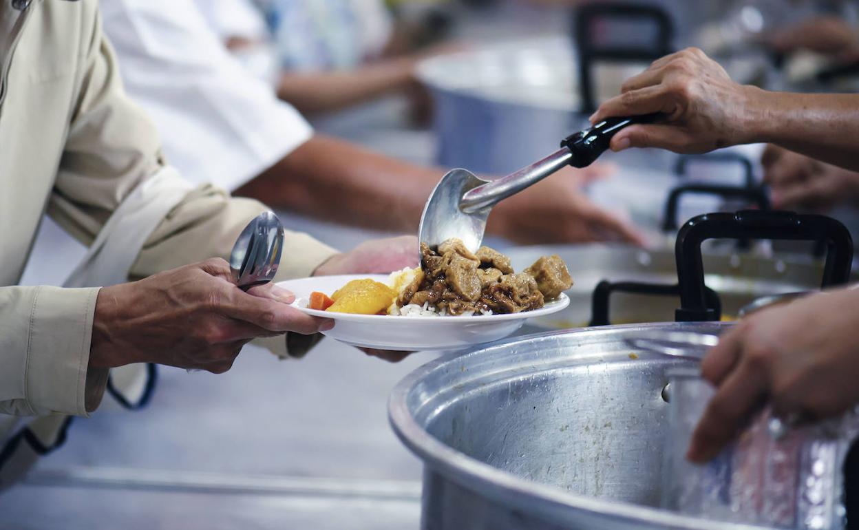 Un comedor social 
