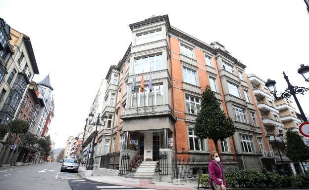 Sede de la Cámara de Comercio de Oviedo. / ALEX PIÑA