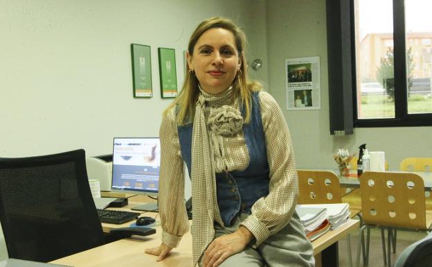 Cristina Fanjul, directora del CEEI, en su oficina / . PABLO NOSTI