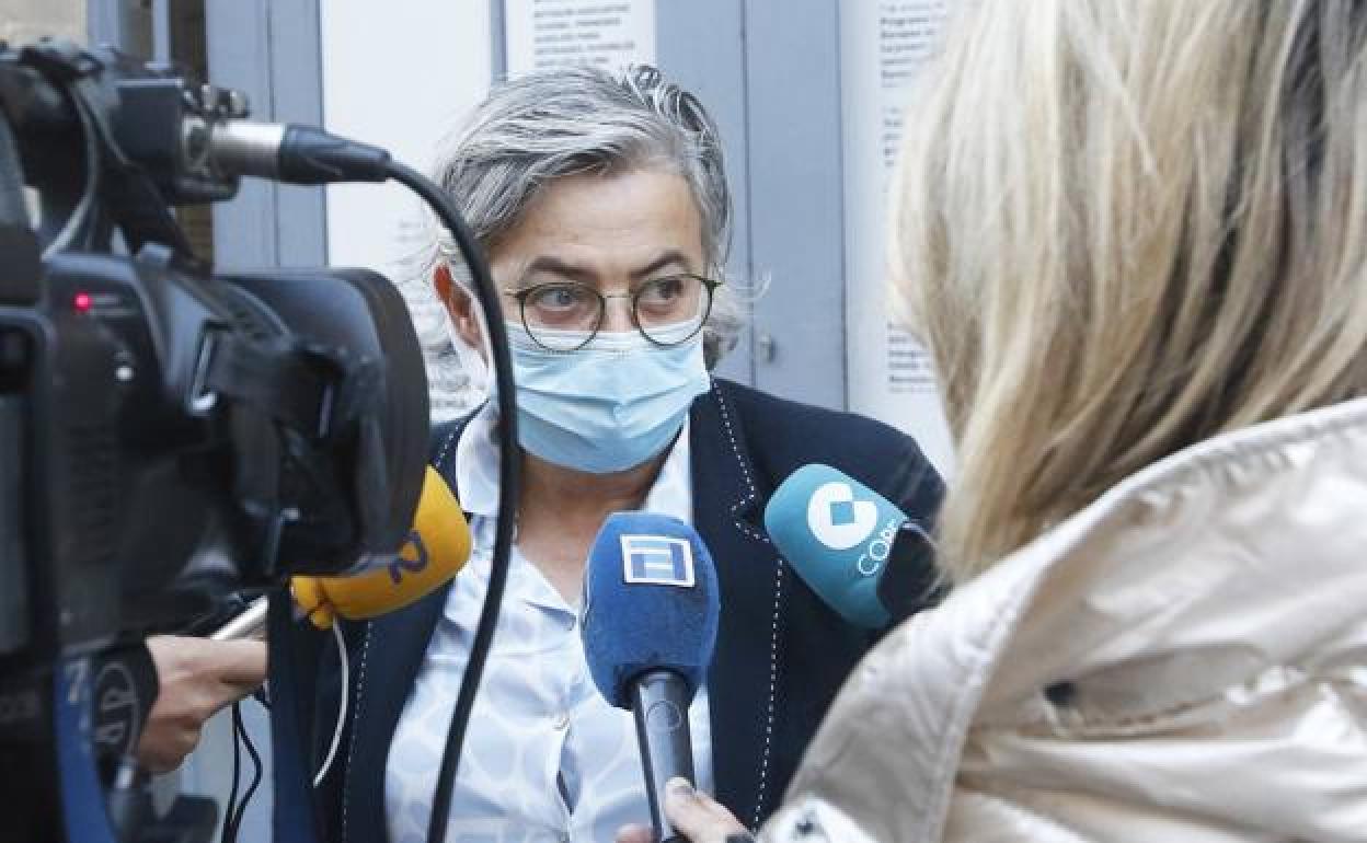 La alcaldesa de Gijón, Ana González, en una imagen de archivo. 