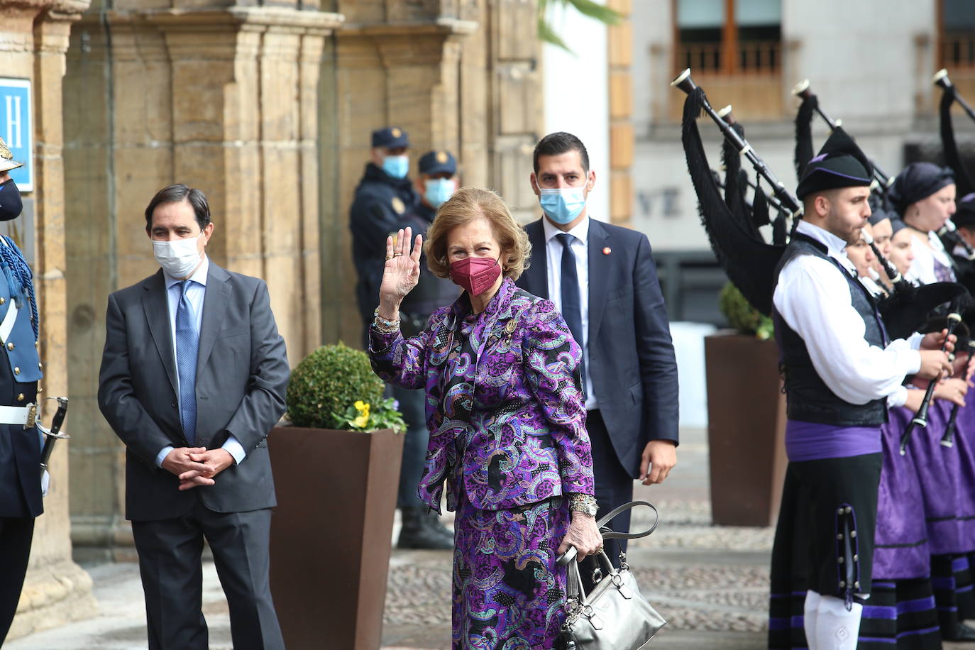 Fotos: El Hotel de la Reconquista, epicentro social en la mañana de los Premios Princesa de Asturias