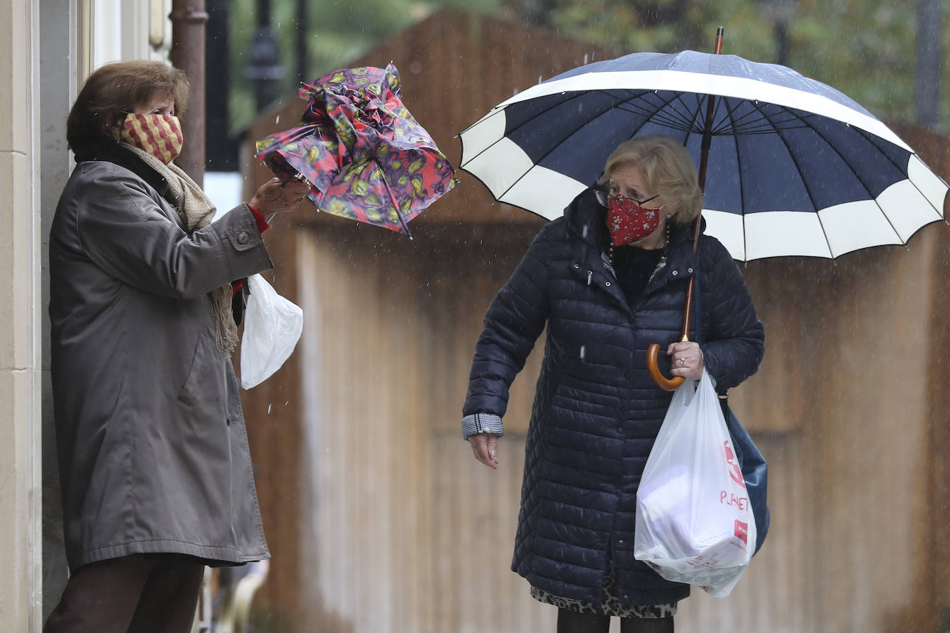Fotos: La nieve y la lluvia, protagonistas en Asturias