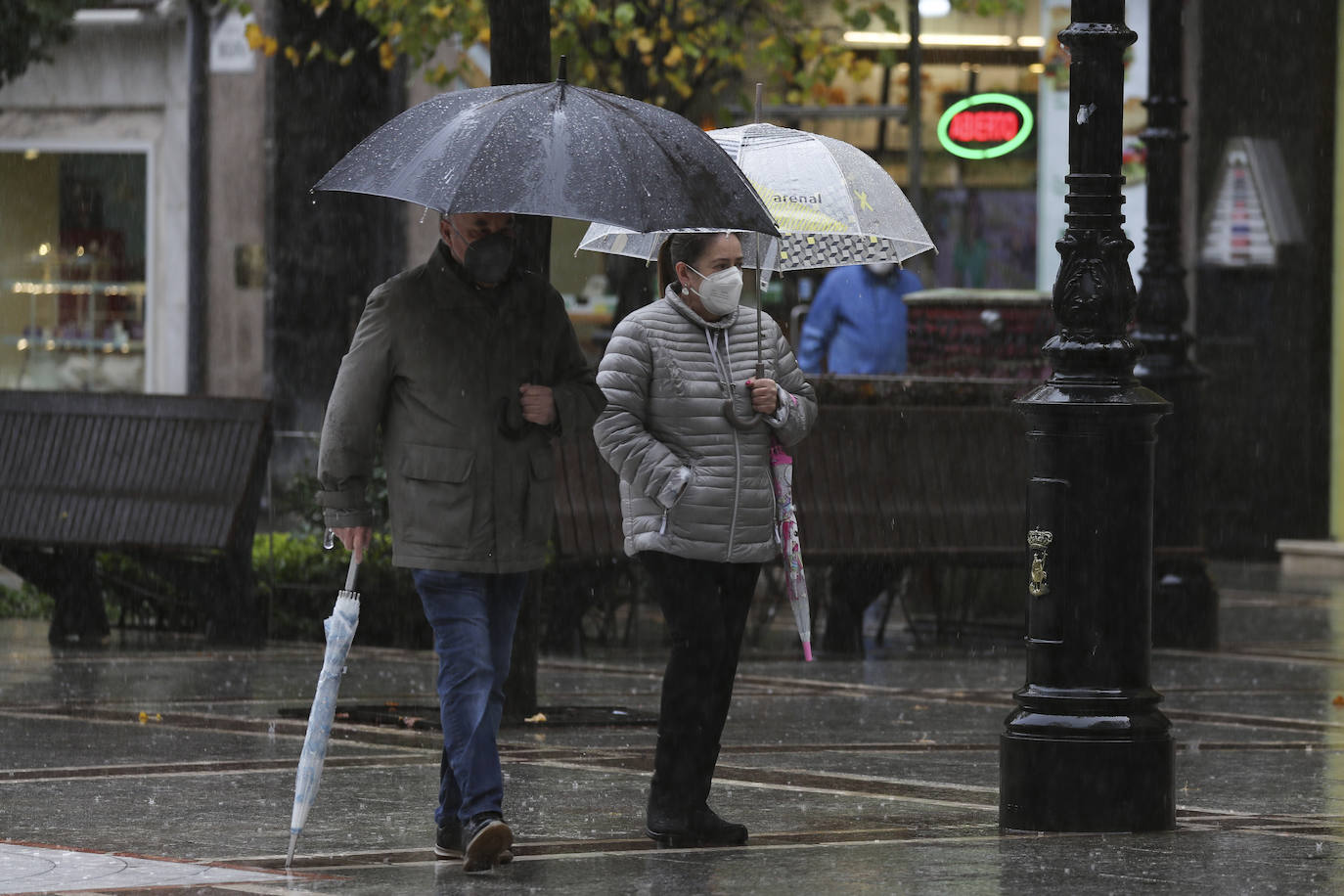 Fotos: La nieve y la lluvia, protagonistas en Asturias