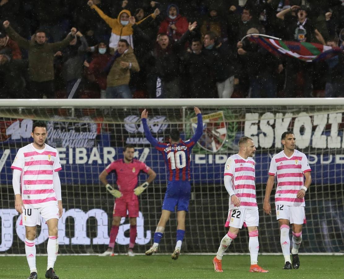 Estas son las mejores imágenes del partido disputado entre el SD Eibar y el Real Oviedo (1-0).